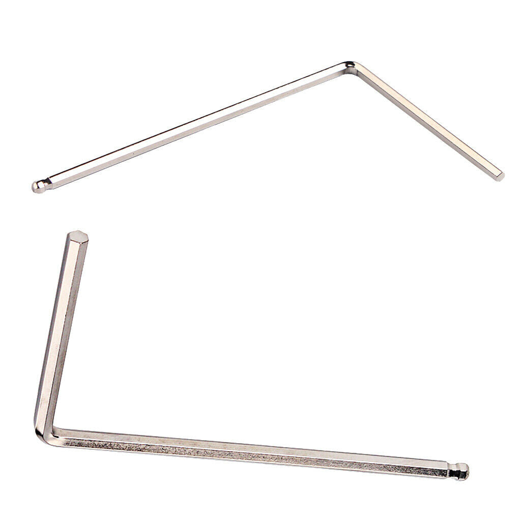 Durable L Shaped Stainless Steel Guitars Neck Ball End Hex Wrench 4mm DIY