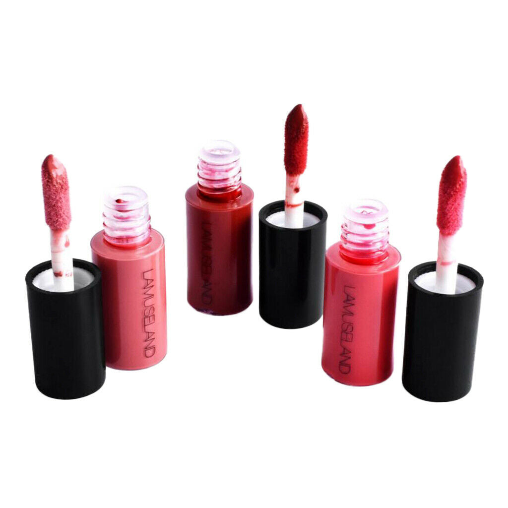 3 Color Matt Velvet Lip Gloss Liquid Lipstick Non-sticky Waterproof Makeup E