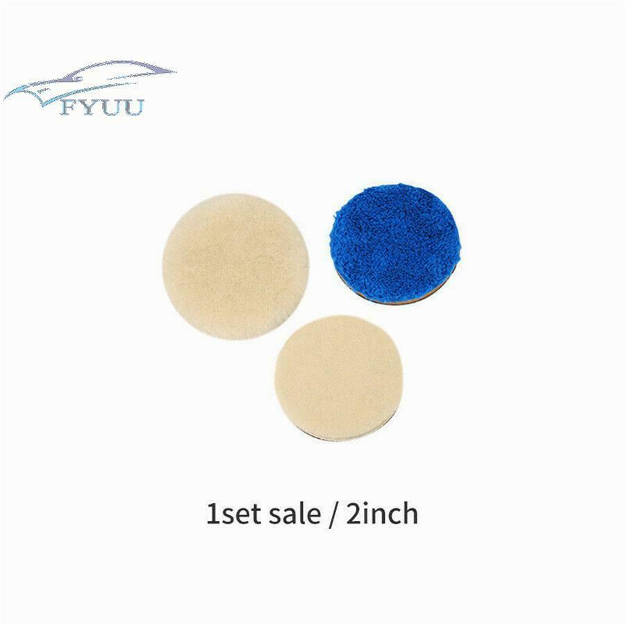 29Pcs Polishing Pads w/M14 Thread Back Plate&Adapter Buffing Waxing Sponge Kit