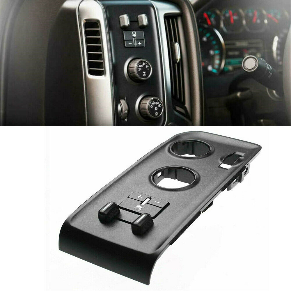 Trailer Brake Control Switch Trim Plate 84109447 For GM 2014-20 Silverado SIerra