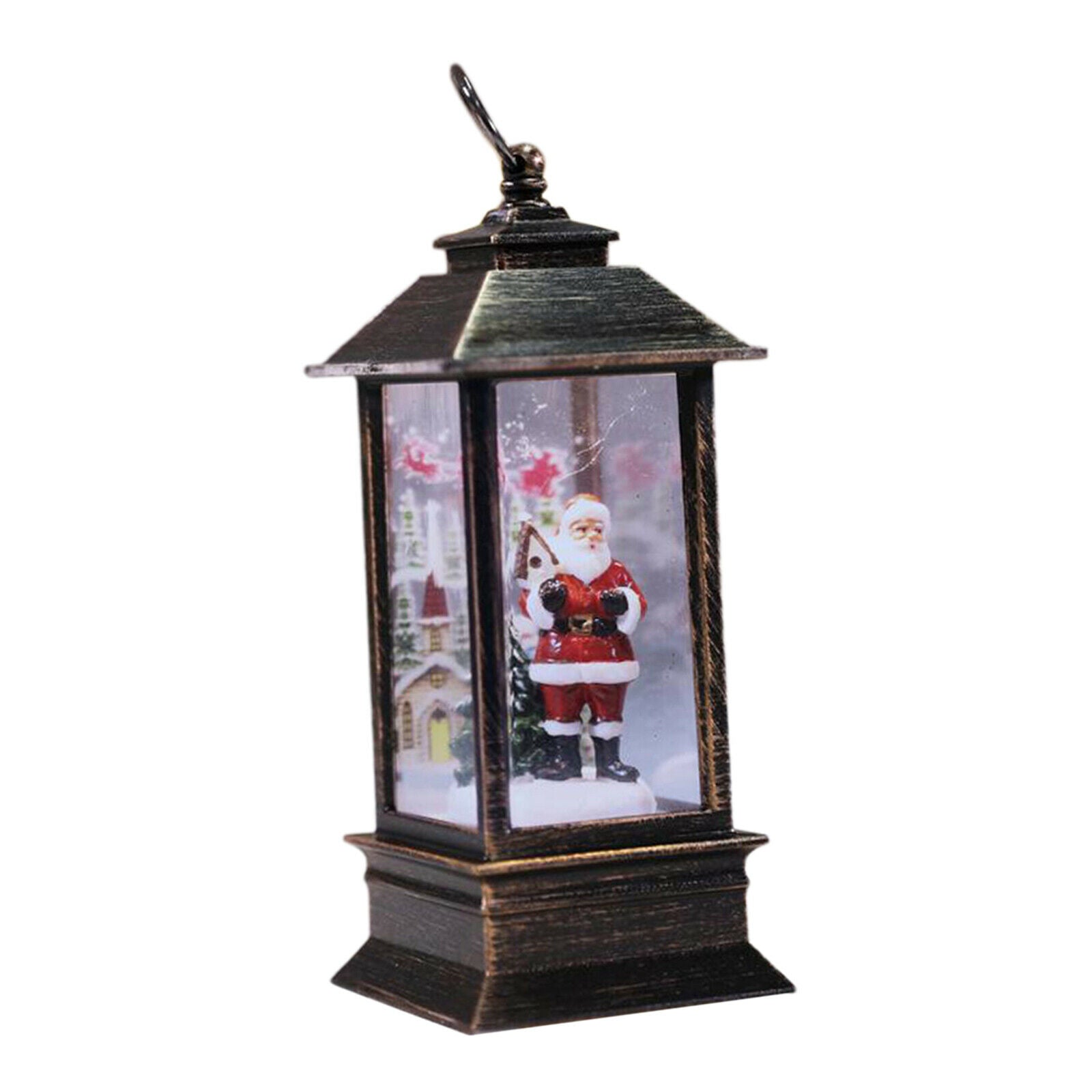 2PCS Outdoor Indoor Christmas Glow Lantern Family Xmas Hanging Bedroom LED Light