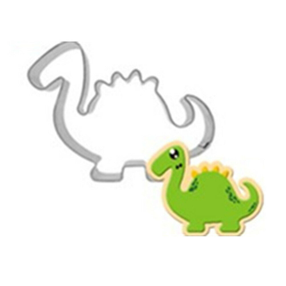 Dinosaur Stainless Steel Cookie Cutters Biscuit Press Kitchen Baking Tool.l8
