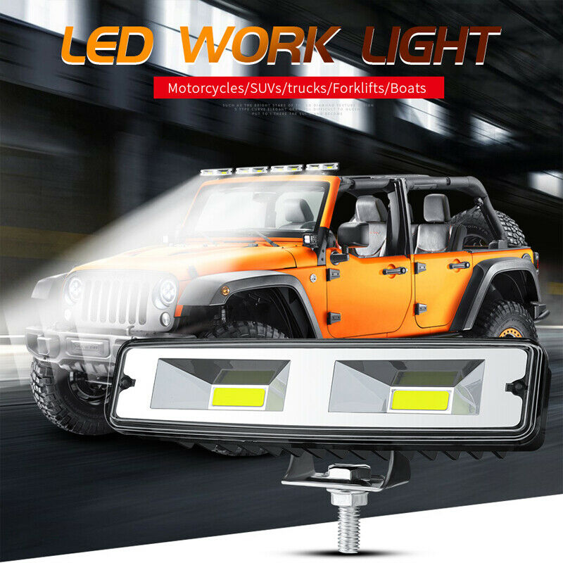1PCS 48W Car LED Work Light Flood Spot Beam Offroad Boat SUV Driving Fog Lamp