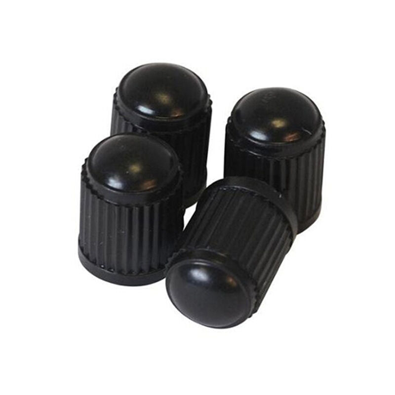 40x Black Universal Plastic Type Wheel Dust Valve Caps for Car Cycle Gifts BDAU