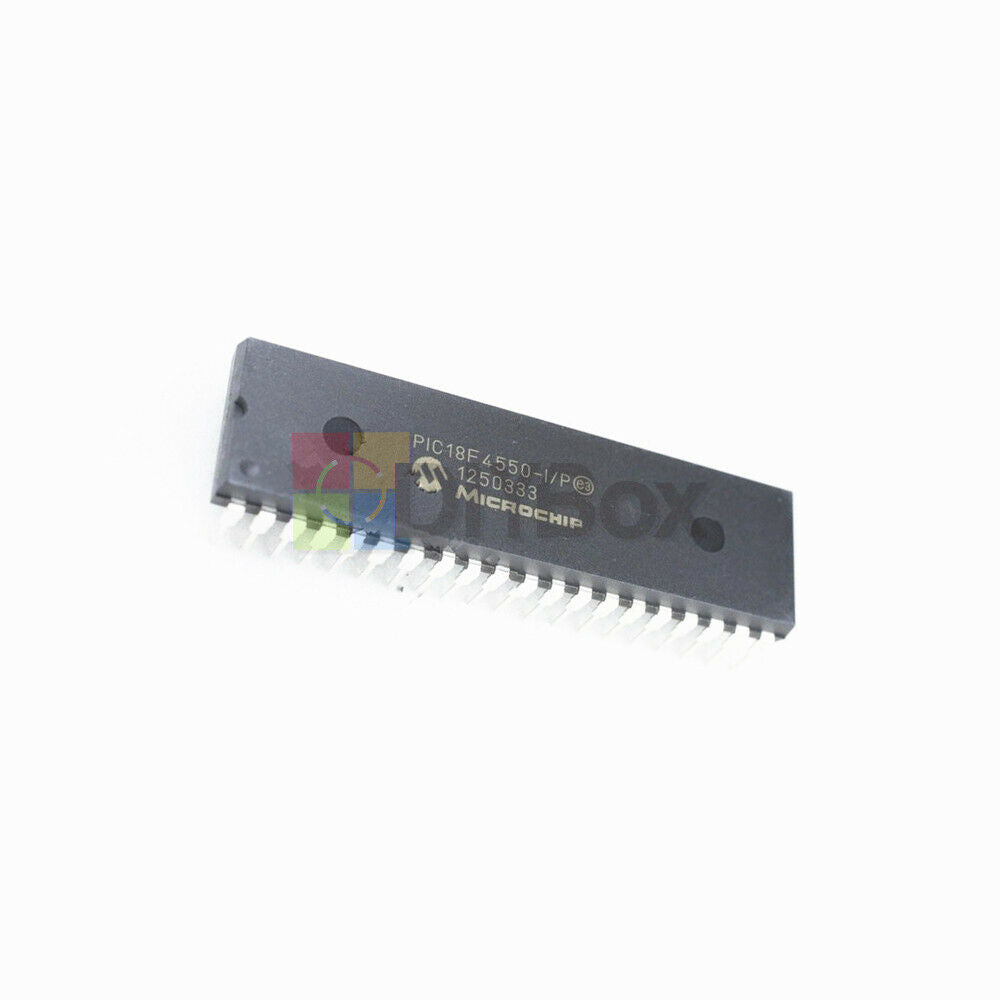 1PC PIC18F4550-I/P MICROCHIP PIC18F4550 DIP-40 CHIP IC NEW