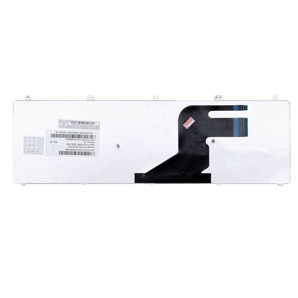 Plastic US Laptop Computer Keyboard for Asus N55S N55SF N75SF N75SL Series