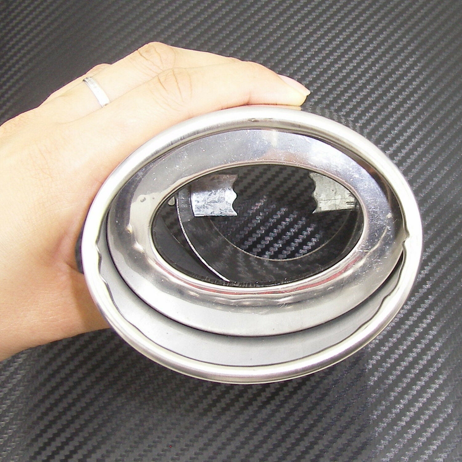 Universal Chrome Stainless Steel Car Rear Round Exhaust Pipe Tail Muffler Tip
