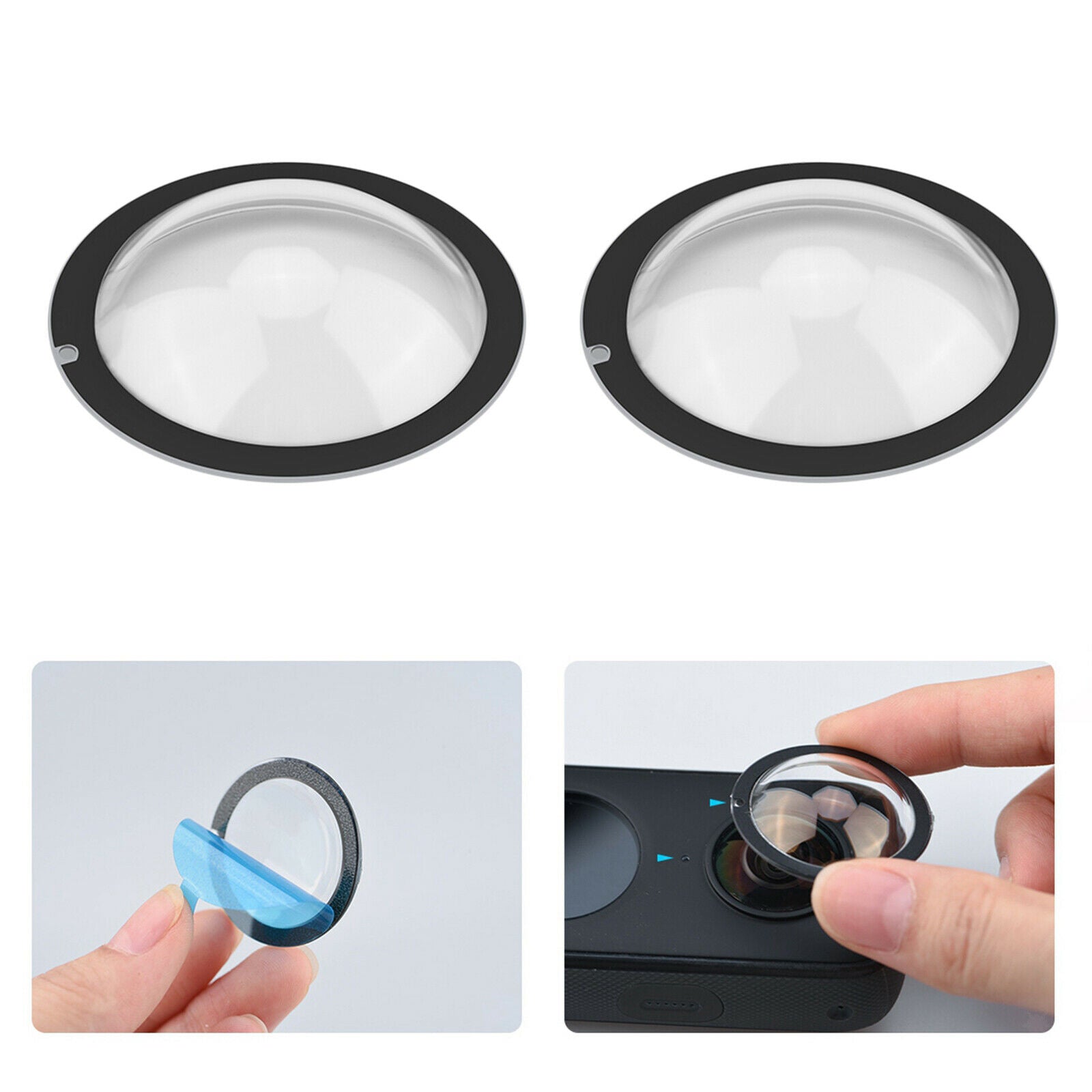 2pcs Lens Protector Sticky with Double-sided Adhesives Prying Tool RC Parts
