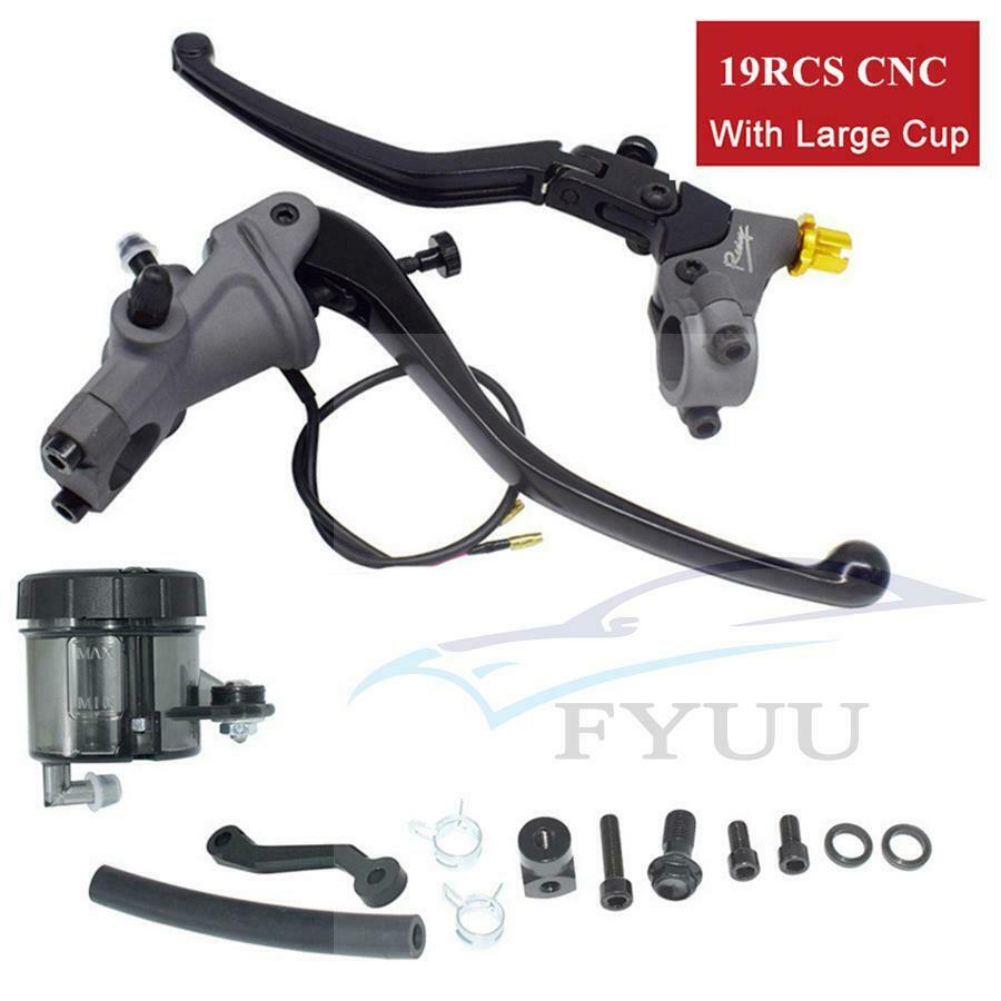 Universal Motorcycle Brake Master Cylinder Cable clutch Radial Brake Pump 22mm