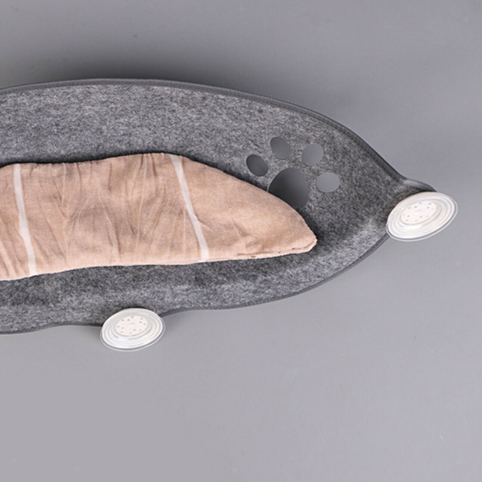 Soft Cat Hammock Cars Sunny Felt Bed Suction Cup Perch Washable Cushion Seat