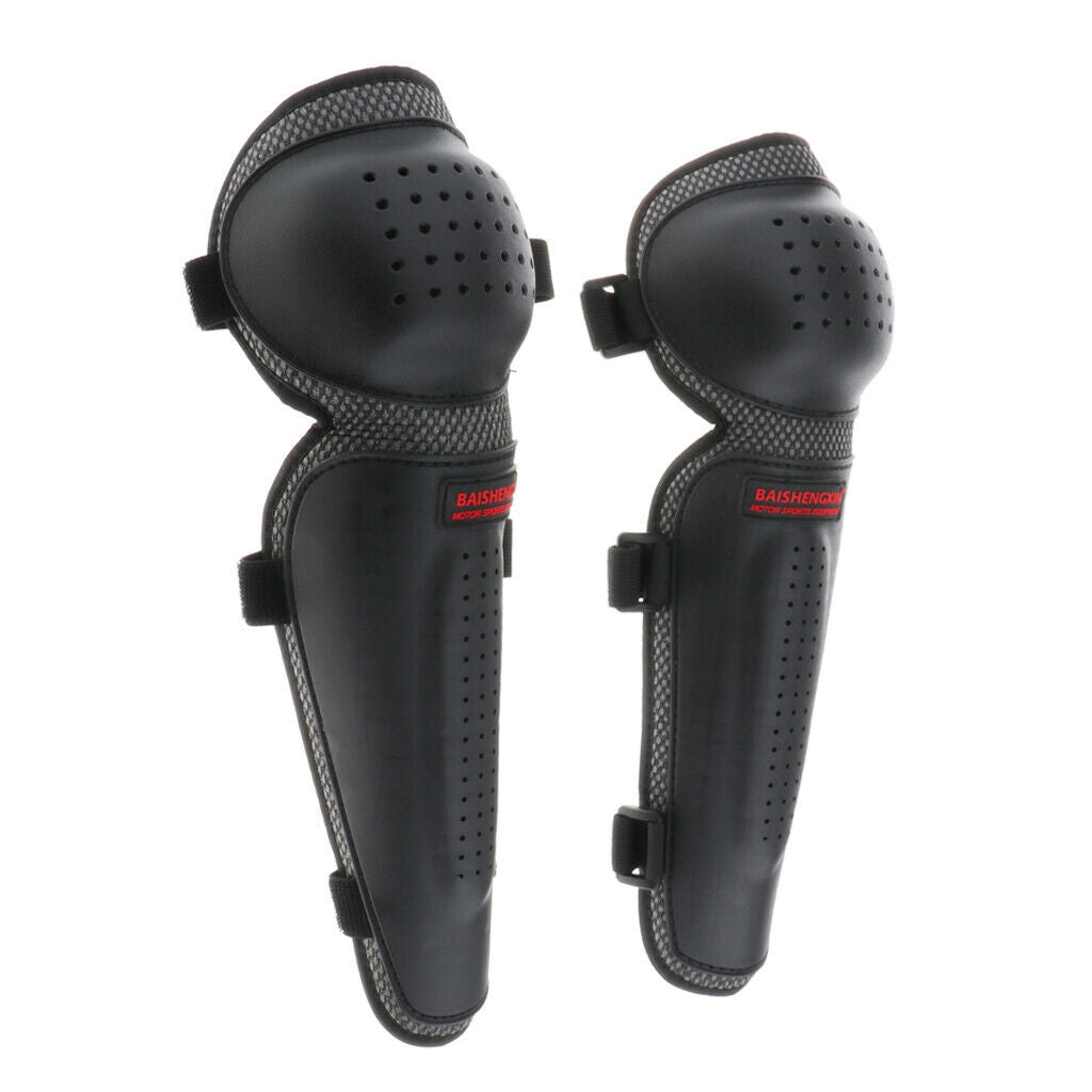 2X 2pcs Motorcycle Knee Pad Motocross Knee Guards Protection Knee Guard Safety