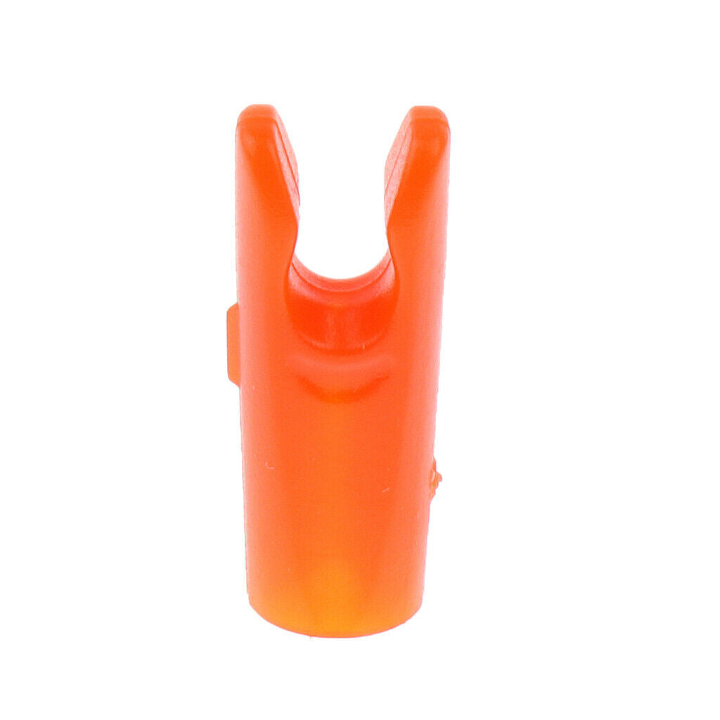 20 Pieces Orange Archery Hunting Bow Arrow Insert Pin Nock SHAFT TAILS
