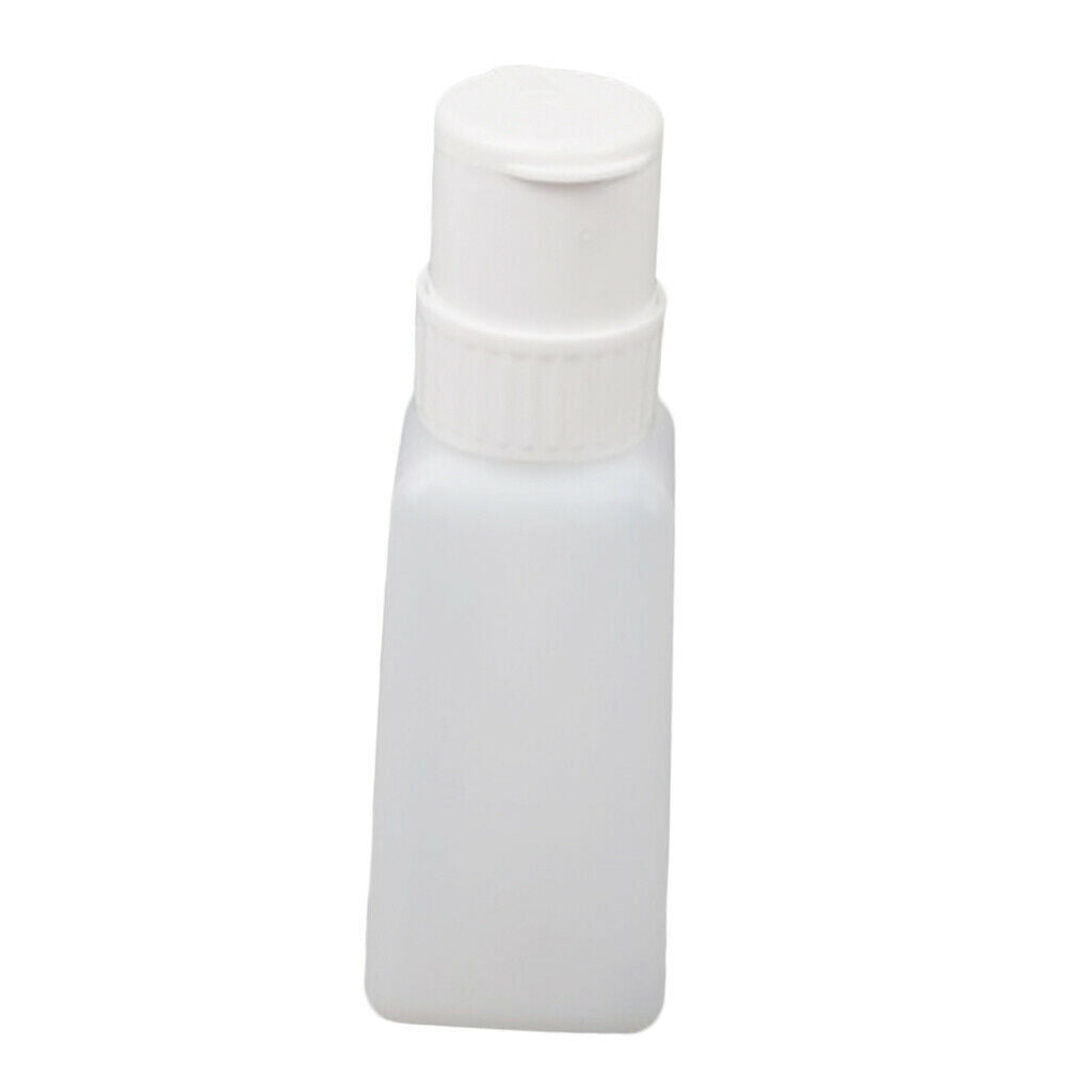 2 Pieces Refillable Nail Polish Remover Dispenser Methanol Acetone Bottle