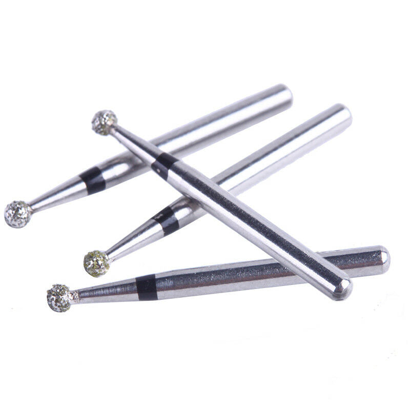 20X AZDENT Dental Diamond Burs BR-40S Ball Shape for High Speed Handpiece