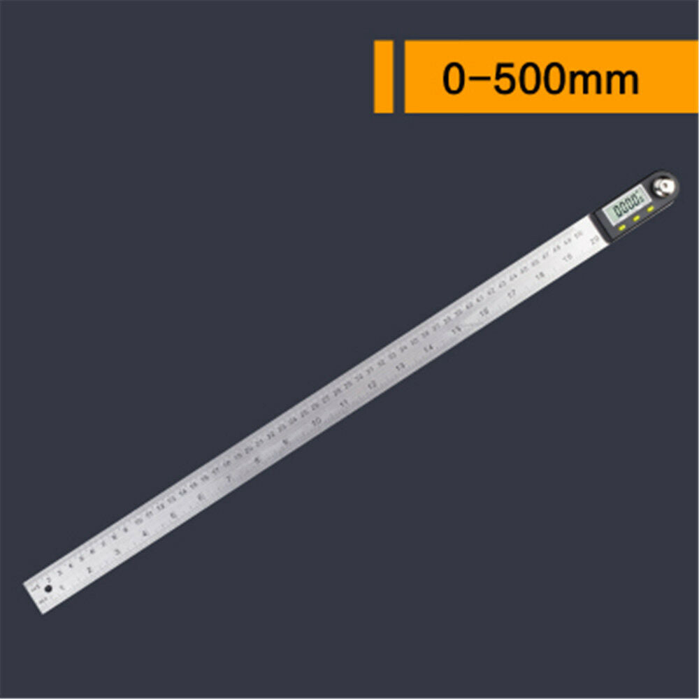 Digital Electronic Protractor Angle Finder Miter Goniometer Gauge Ruler 500mm