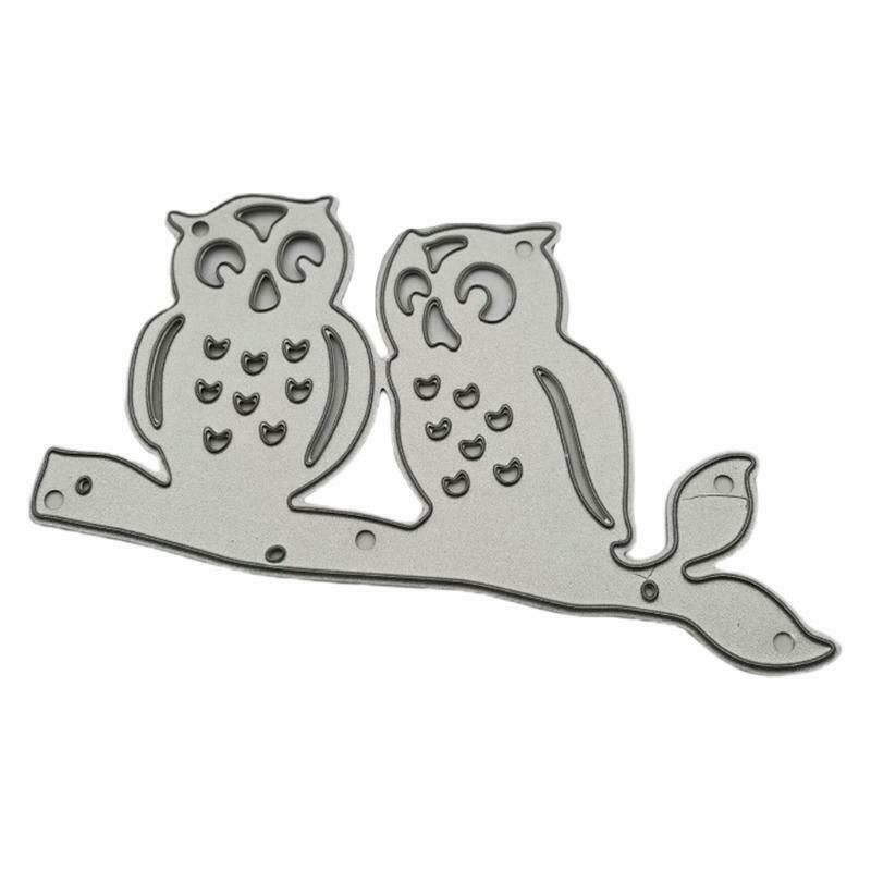 Owls Metal Cutting Dies Stencils DIY Scrapbooking Album Paper Card Making