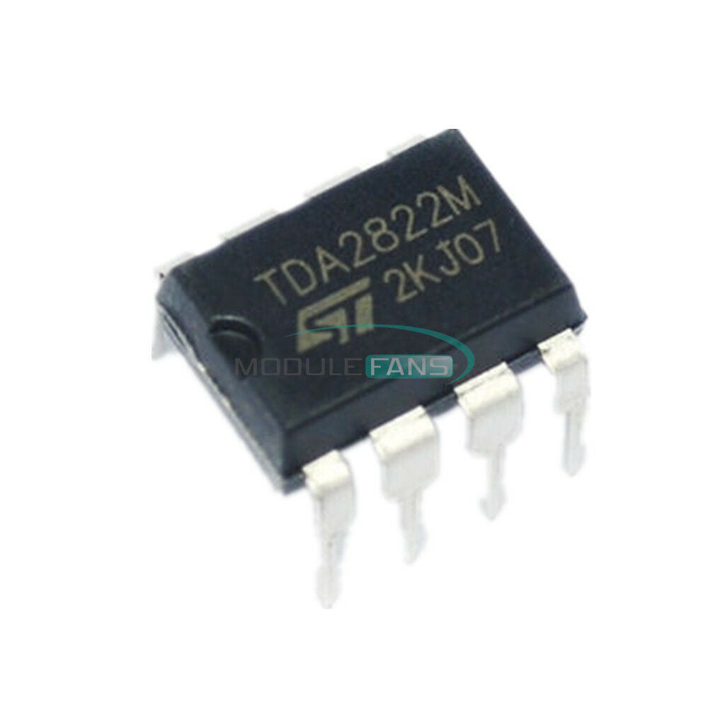 10PCS IC TDA2822M SCS2822 12V DIP-8 TDA2822 VOLTAGE POWER AMPLIFIER