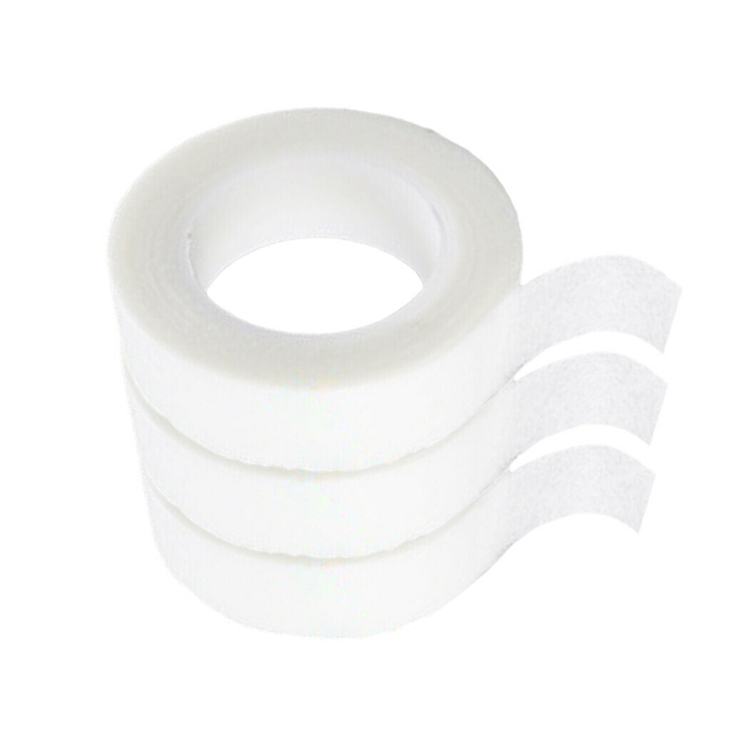 Lots 3 900cm Eyelash Extension Tape Roll Lash Microblading Gauze Pads White 10YD