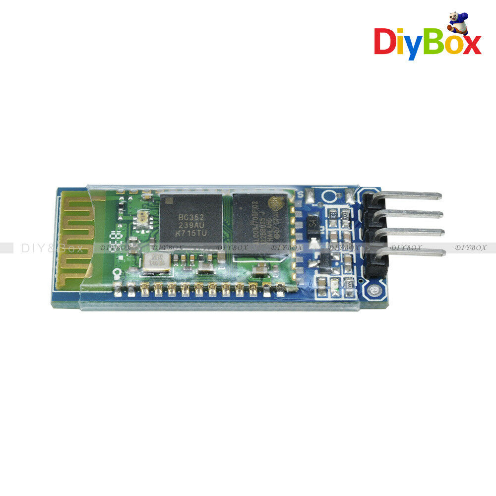 Wireless Serial Bluetooth RF Transceiver Module 4 Pin HC-06 RS232 With backplane