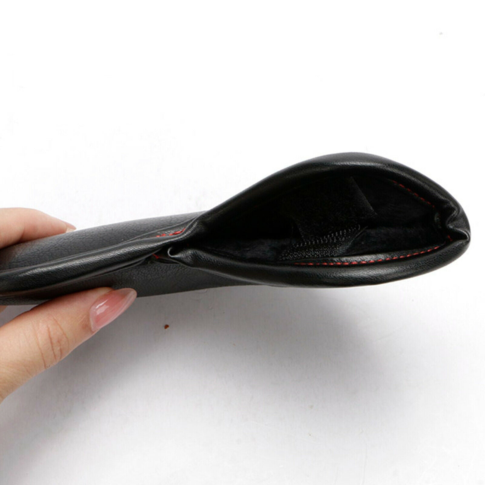 10x PU Leather Golf Club Iron Cover Protector Headcover Universal Fit Black