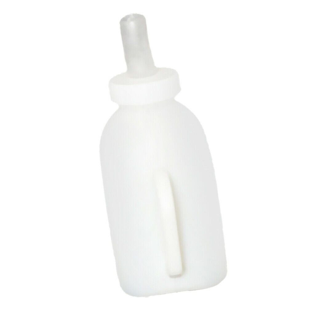 1L Calf Milk Bottle Hand Rearing Poddy Teat Weaning Feeder Milking Farm Tool