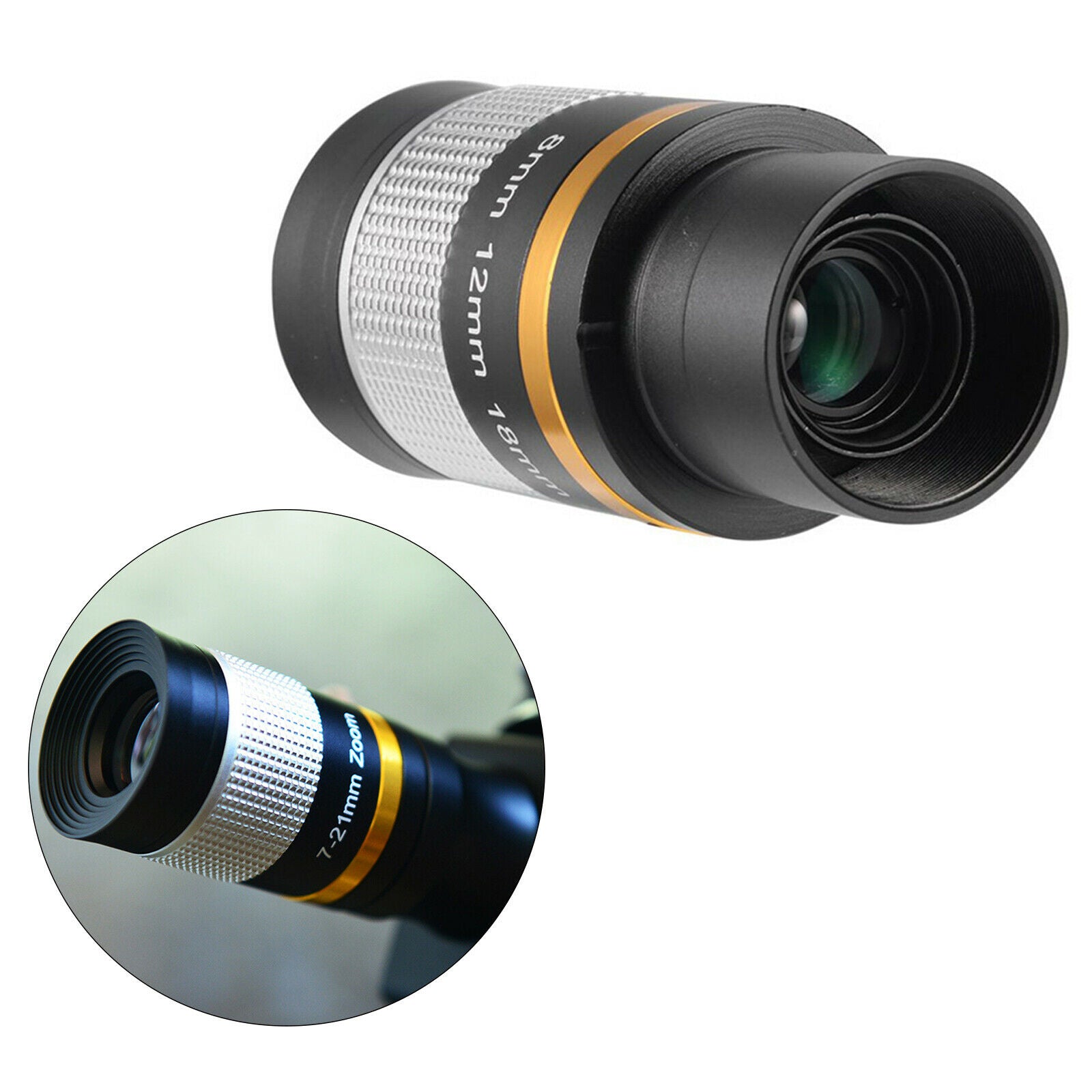 7-21mm Zoom Eyepiece Versatile for 1.25" Astronomical Telescope Nebulae