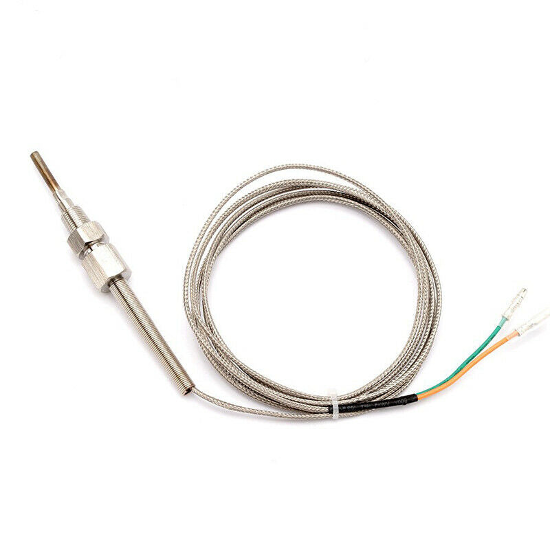 Exhaust Gas Temperature Sensor Cable Auto Temp Gauge Probe Sensors 1/8NPT Thread
