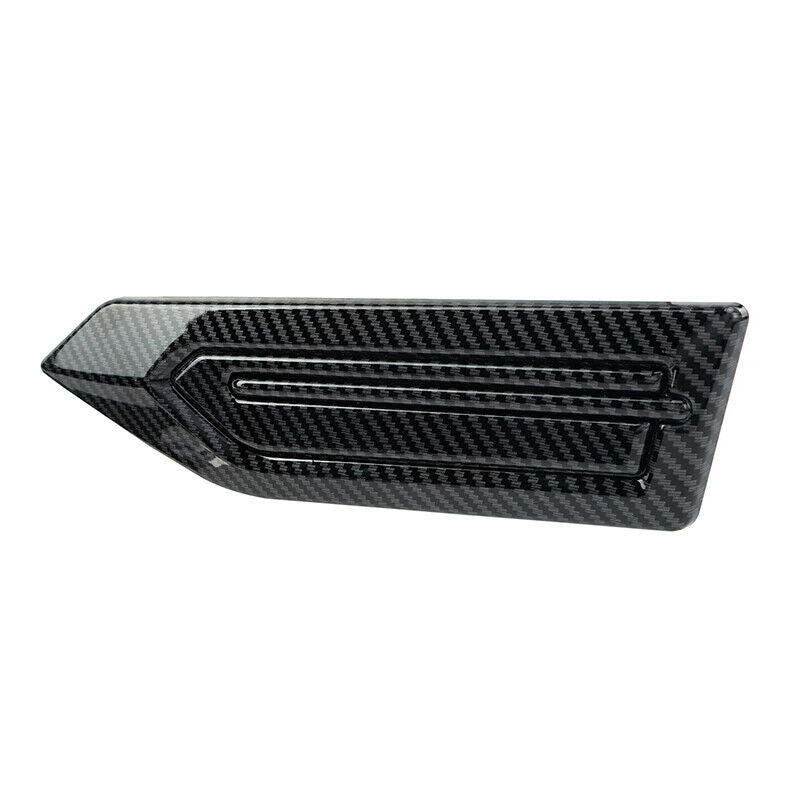 2Pcs Carbon Fiber Car Door Side Fender Air Flow Intake Vent Decorative Stickers