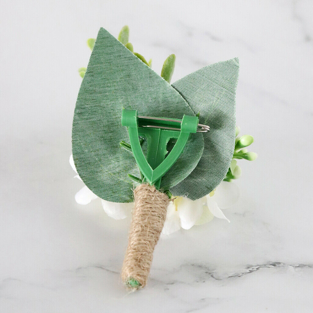 Boutonniere Men Wedding Suit Corsage Wristlet Groom Bride Flowers Prom