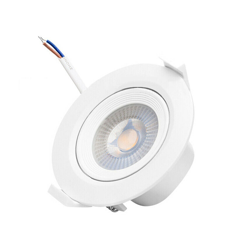 Modern New LED Adjustable Tilt Angle Downlight Recessed Round Spotlight