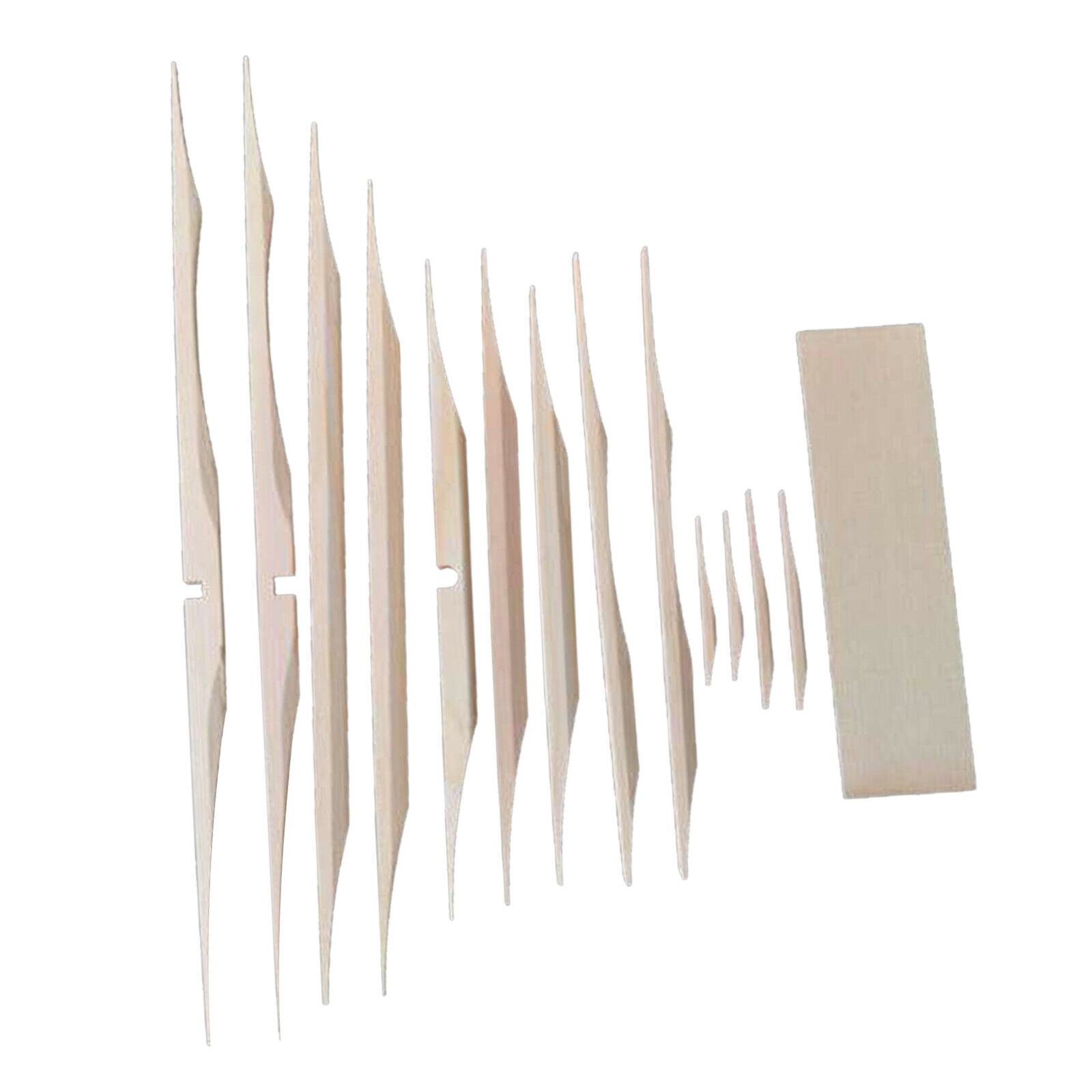 Set Of 12 Acoustic Guitar Ea Brace Wooden Kit For Luthier Guitar Maker DIY