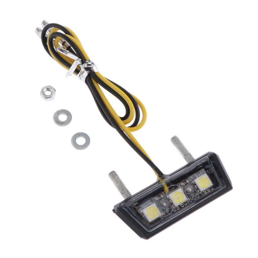 12V Motorcycle Tail Light Brake License Plate Backup Lamp Taillight for Car