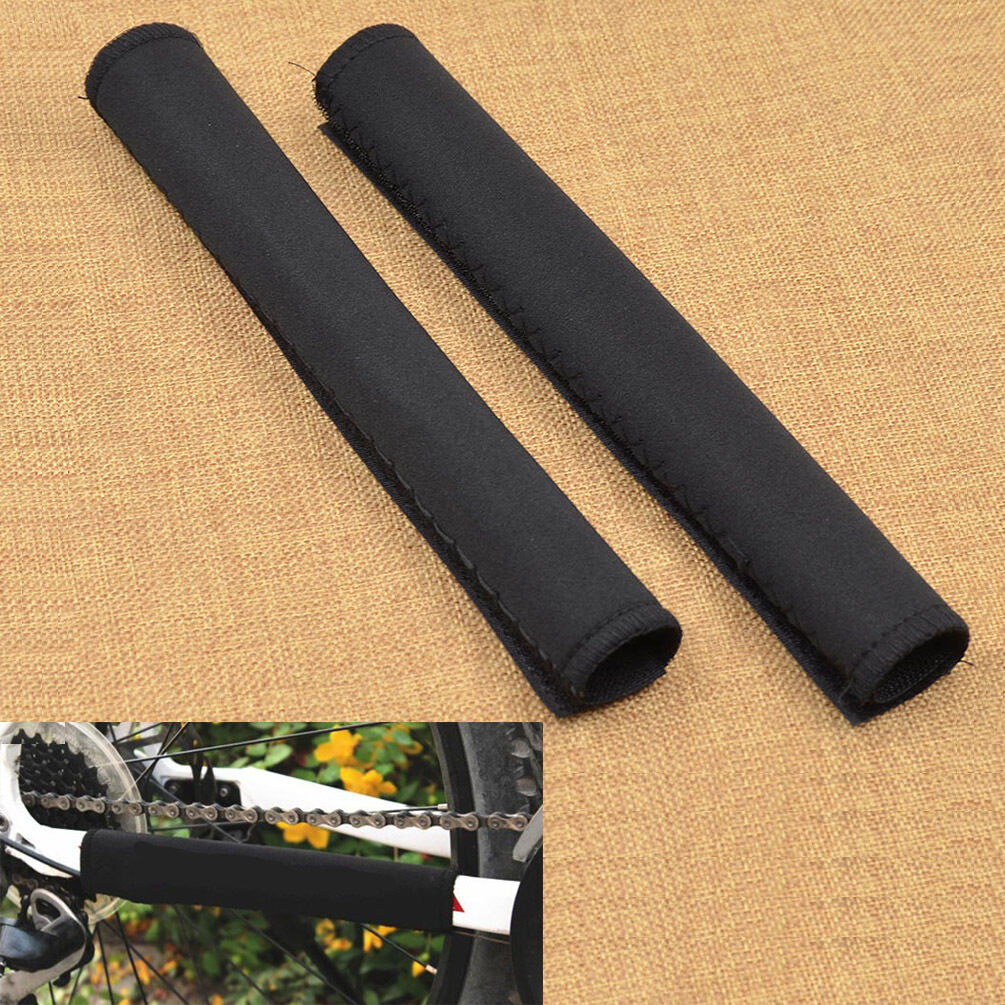Bicycle Frame Chain Protector Magic Mat Cycling Chainstay Guard Cover 1 Pair