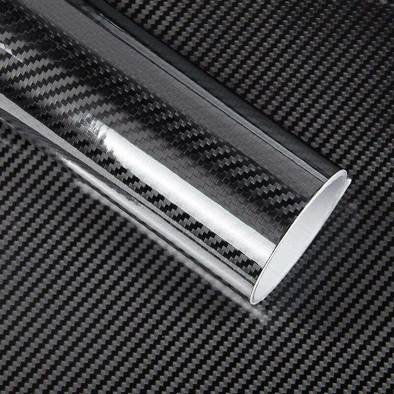 50*200cm Black 5D Carbon Fiber Vinyl Film Car Wrap Film 5D Roll Car Stick.l8