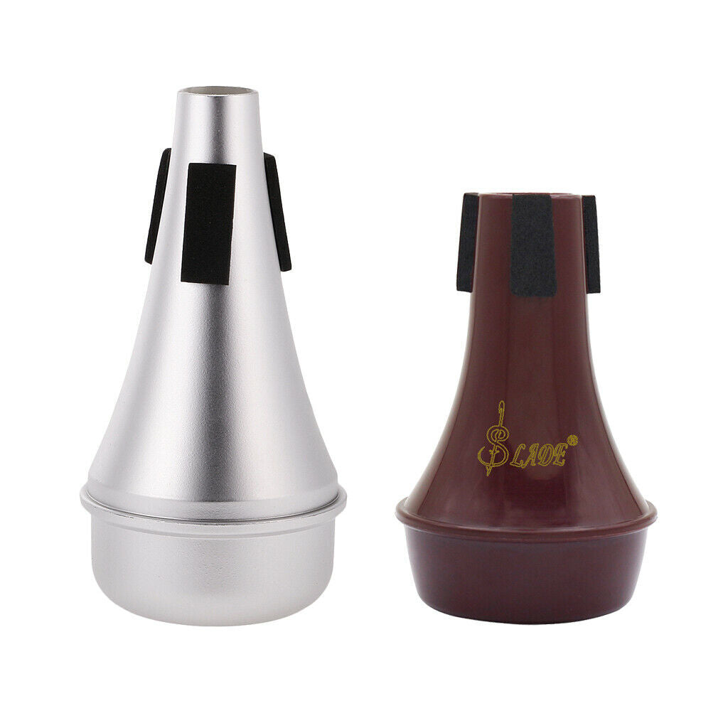 2 Pieces Mute Mute  for Practice Burgundy