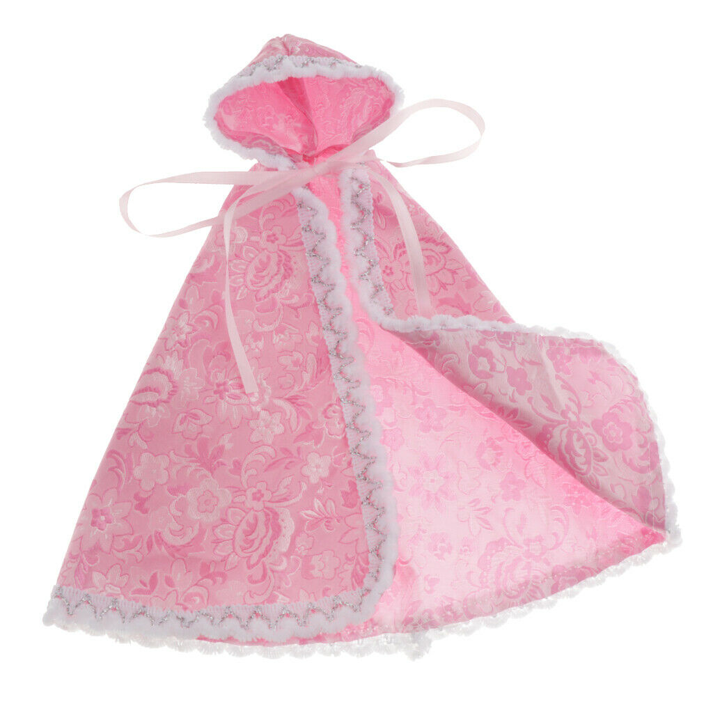 2Pcs Cloak Costume  for 1/6 Blythe Dollfie SD BB Outfits Pink and Yellow