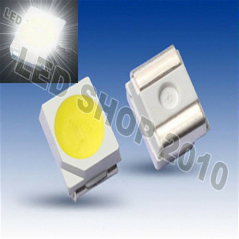 200PCS POWER SMD SMT White PLCC-2 3528 1210 Super Bright Light LED TOP