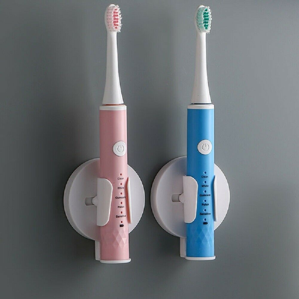 1xWall Mounted Electric Toothbrush Holder Stand Auto Lock & Release Gravity Base