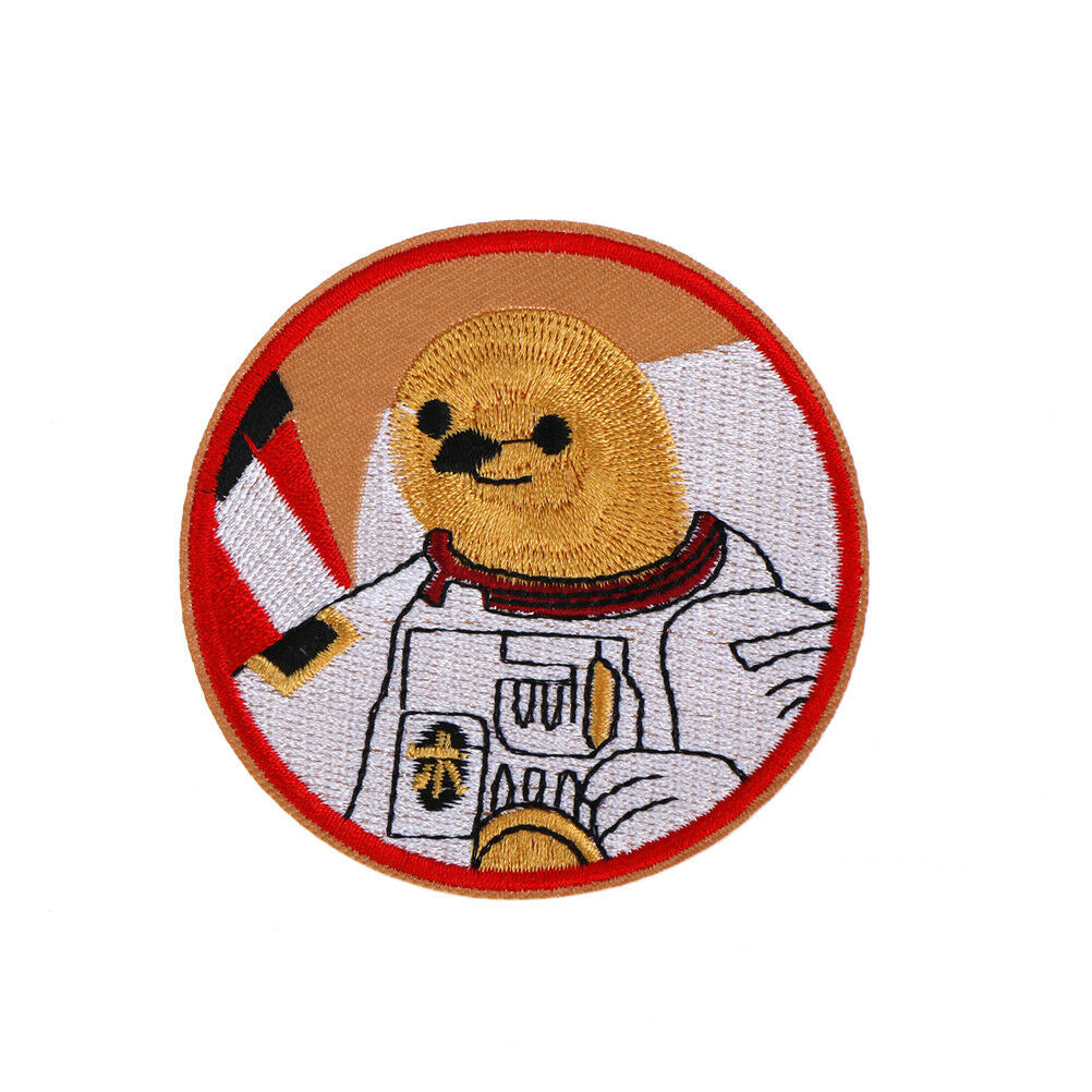 Embroidery Space Astronaut Sloth Patch Sew Iron OnPatch BagsHatJeansAppliq.l8