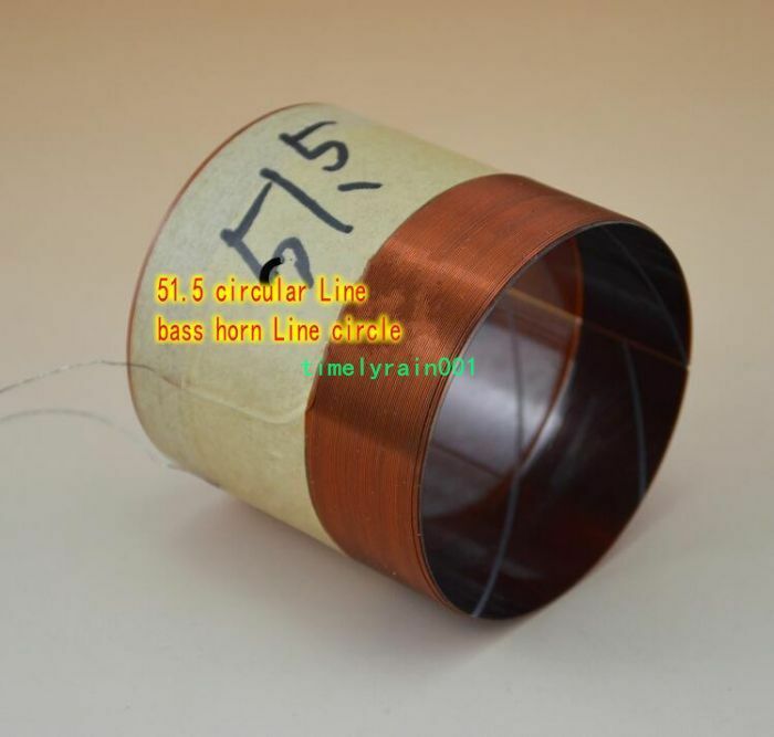 2pcs 51.5mm 8ohm 8Ω KSV bass voice coil  Speaker accessories kabitong skeleton