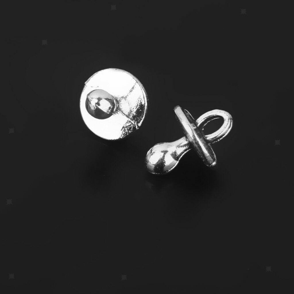 25pcs Baby Pacifier Charms Beads Pendants for DIY Kids Jewellery Crafts