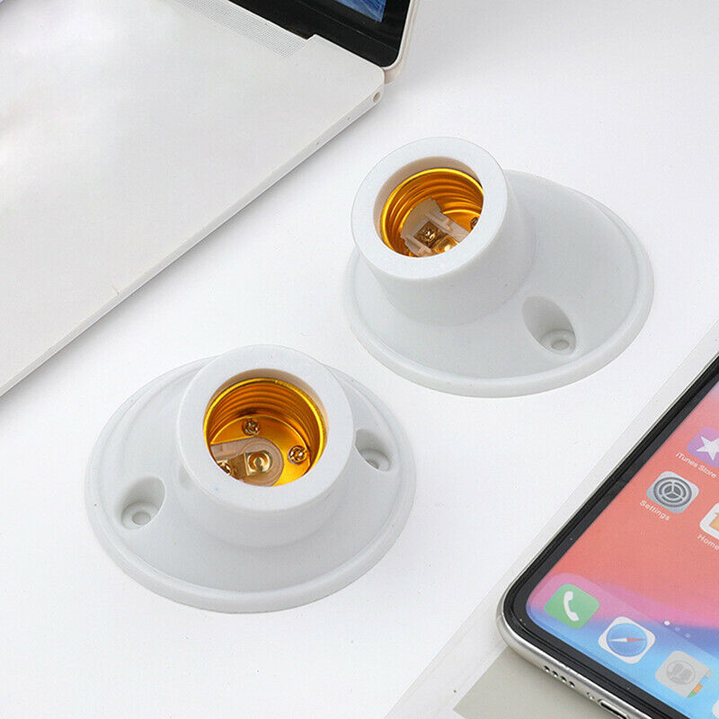 3PCS Inclined flat lamp holder E27 Lamp Holder Light Bulb Socket Holder A.l8