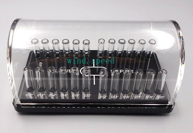 Dental Acrylic Organizer Holder Case Orthodontic Preformed arch wire Box Round