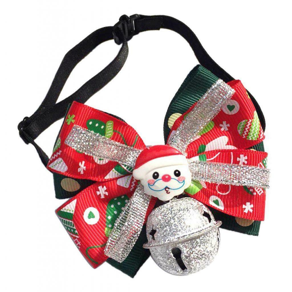 Fashion Christmas Pet Dog Cat Bow Tie Collar Bowknot Necktie New Year Gift