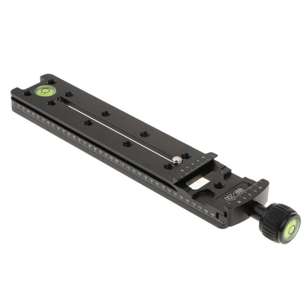 1 piece rail nodal slide plate quick release adapter 200mm for macro