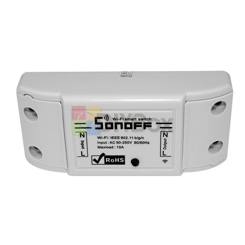 90V-250V AC Sonoff WiFi Wireless Smart Switch Module ABS Shell Home DIY Android