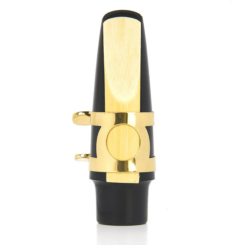 2x Alto Saxophone Mouthpiece with Ligature Protective  2.5 Reed Teeth Cushion