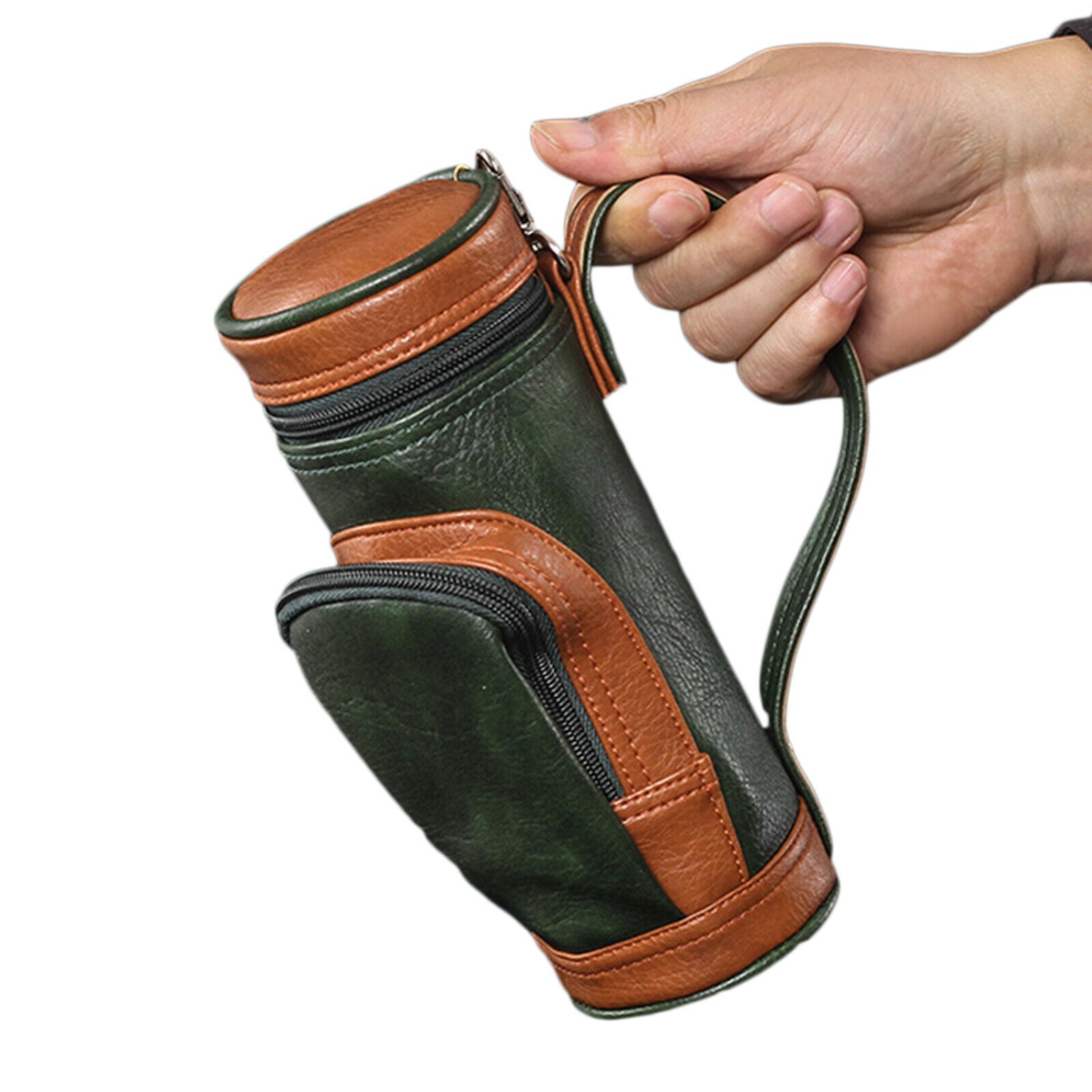 Travel Cigar Humidor Golf Cigars Case Holder with Humidifier, Cigar Cutter