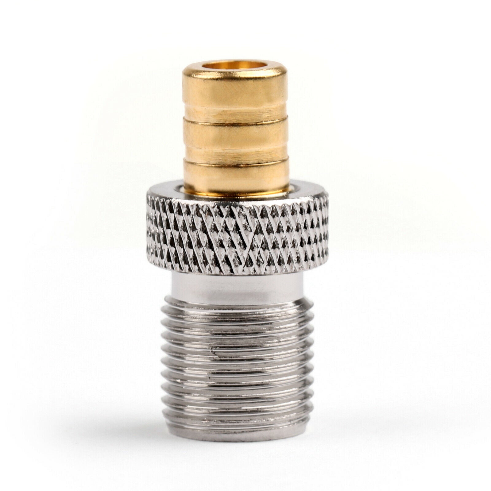 10Pcs SMB Jack Female to F Jack Female Straight Coaxial Adapter Connector CA