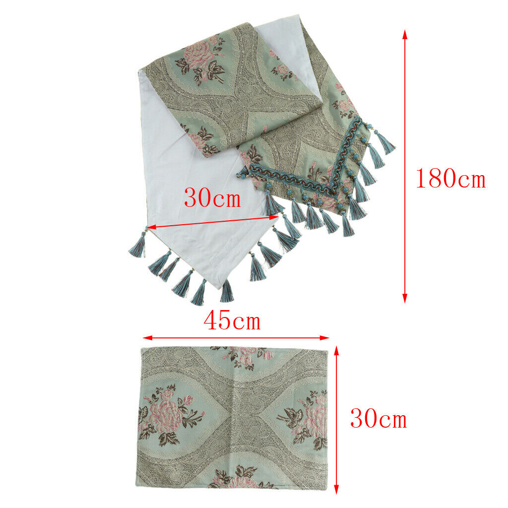 Washable Cloth Table Placemats Rectangular 12 Ã— 18 Inch